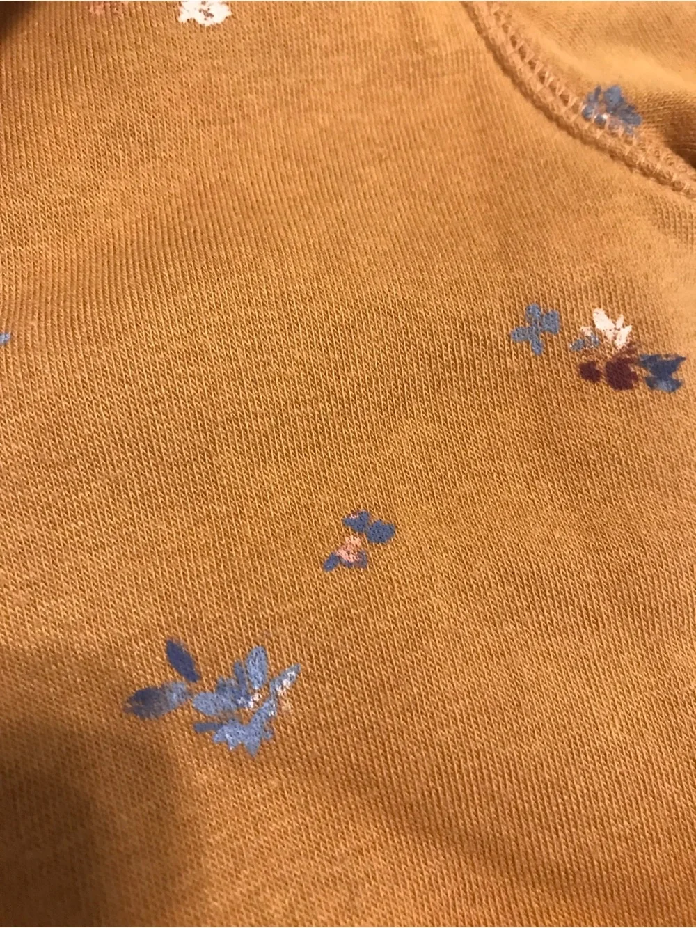 NEW! OshKosh B'gosh Toddler Girls' Tan Floral Fleece Zip Hoodie, Size 4T